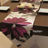 nunu+【包邮】蓝玫私语 时尚感奢华简约欧式 样板房桌旗 餐旗桌布