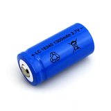 正品CR123A LC16340锂电池 1300毫安3.7V充电电池强光手电