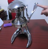 手动榨汁器榨橙汁机商用不锈钢阶梯形漏斗榨橙汁机台式手压橙汁机