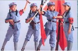 儿童红军表演服八路军小红军军装闪闪红星演出服小雷锋夏令营长袖