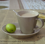 出口余单 欧式陶瓷咖啡杯碟套装 拿铁杯 拉花 外贸原单 卡布奇诺