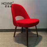 霍客森 沙发椅子 单人咖啡厅椅子 酒店餐椅/saarinen chair沙里宁