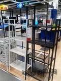 IKEA宜家代购家居家具 勒伯格搁板柜金属搁架花架置物架w5.9原129