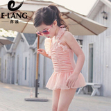 儿童泳衣女童连体裙韩国可爱公主小女孩幼儿婴儿泳装宝宝女游泳衣
