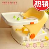 包邮日本利其尔高端大气宝宝婴儿餐椅儿童便携式塑料餐椅