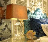 卧室床头客厅奢华水晶台灯 简约现代中式风格高档简单工程屏风灯