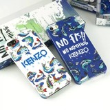 正品 KENZO 海洋 鲨鱼 iPhone5 5s 手机壳 苹果5 5s 外壳 保护套