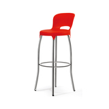 预售北欧宜家多色法式设计师简约单人休闲酒吧椅吧台椅高脚凳子