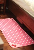 出口日本 hellokitty 波点蝴蝶结凯蒂猫地垫地毯游戏垫床边垫门垫