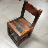 船木椅子 老船木靠背椅船木茶椅实木靠背椅 靠背椅YX068