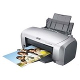 爱普生 EPSON r230照片6色喷墨 打印机 可打光盘封面 质量稳定