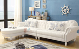 新款地中海沙发白色皮艺沙发客厅时尚组合沙发欧式新古典沙发特价