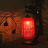 景德镇镂空陶瓷中欧式特价现代创意婚庆礼物品卧室床头红台灯饰具
