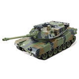 DIY木质拼装益智玩具 仿真儿童军事电动遥控车 3D模型车坦克礼物