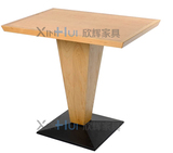 必胜客西餐桌 披萨 茶餐厅正方形原木桌椅组合 简约实木快餐桌子