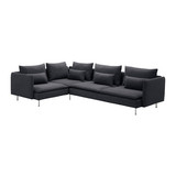 艾维宜家代购IKEA索德汉转角沙发布艺沙发组合沙发可拆换套