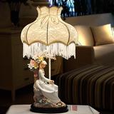 特价欧式陶瓷田园时尚客厅卧室床头台灯公主礼品结婚装饰可爱台灯