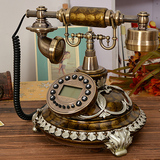 高档欧式仿古工艺电话机 复古时尚家居摆件电话机座式电话机