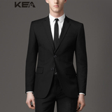KEA西服套装商务男士修身三件套西装男韩版职业正装新郎结婚礼服