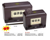 厂家直销高档酒店用品 筷子盒 吸管盒  餐饮行业用品