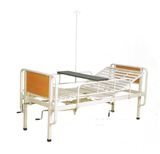 助邦家用护理床 C01多功能单摇便盆器病床 配有护栏/餐桌/输液架