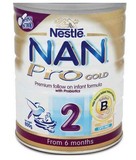 澳洲直邮 Nestle雀巢 超级能恩金盾NAN金装PRO 2段二段 6桶包邮