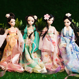可儿新版四季仙子古装衣服关节体女孩芭比儿童洋娃娃玩具礼物 配