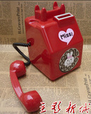 怀旧电话存钱罐 创意礼品储蓄罐 儿童摄影道具 电话机
