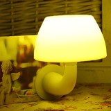 包邮创意感应灯节能小夜灯床头宝宝壁灯 LED光控声控蘑菇小夜灯
