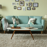 欧式布艺沙发组合小户型卧室客厅复古组合可拆洗双人三人沙发椅子