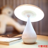 创意可爱蘑菇触摸充电式小台灯护眼卧室床头家用负离子空气净化器