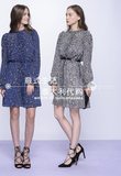意大利正品代购PINKO2016春夏 优雅长袖连衣裙