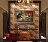 手绘油画高档家居饭厅餐厅现代有框画挂画壁画欧式静物水果装饰画