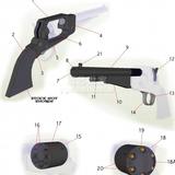 需自制！雷明顿Remington 1860左轮手枪3D纸模型cosplay道具70317