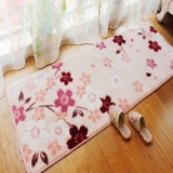 粉粉卧室地毯客厅地毯 床边毯床前毯飘窗毯时尚可机洗不掉毛地毯
