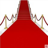 婚庆地毯一次性红地毯结婚地面舞台展览展会特价2毫米厚整卷包邮