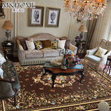 欧美雪尼尔客厅地毯 易清洗卧室沙发茶几床边毯 简约现代中式风格