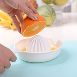 日本进口手动榨汁机 家用迷你榨汁器橙子柠檬器 水果原汁机榨橙器