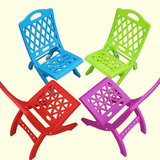 加厚型塑料凳子儿童矮凳板凳小椅子靠背坐椅幼儿园桌椅折叠空调椅