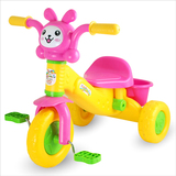 车1-3岁儿童卡通三轮车 手推脚踏车 小孩自行车玩具 幼儿推车童