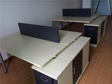 重庆广州办公家具钢架两人位办公桌隔断单人员工办公屏风桌椅组合