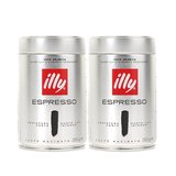 illy 意利深度烘焙浓缩咖啡粉100%阿拉比卡 250g*2罐装意大利原装