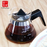 一屋窑  耐热玻璃茶具 直火壶 煤气炉泡茶烧水过滤花茶壶 咖啡壶