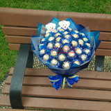 巧克力花束520情人节送女友老婆同学闺蜜金莎求婚表白创意礼物