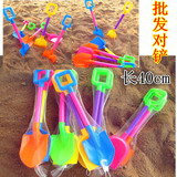 批发沙滩玩具儿童塑料铲子 大号2只装对铲宝宝玩沙挖沙决明子工具