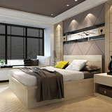 双人床1.8米收纳床 储物床1.2米高箱床1.5米床气动单人板式家具床