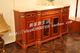 深圳正品英格利奥玛尼欧式传统高档家具黄金柚木实木餐边柜D-1215