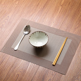 日本餐垫隔热垫日式桌垫PVC防水简约塑料长方形碗垫餐具垫餐垫布