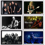 Metallica金属乐队装饰画相框画海报酒吧壁画挂画经典金属乐队