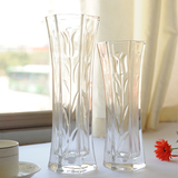 部份区包邮 六角玻璃花瓶 富贵竹大号水培花瓶 透明玻璃花瓶